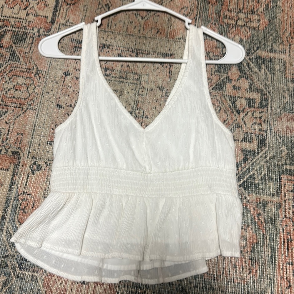 White tank top